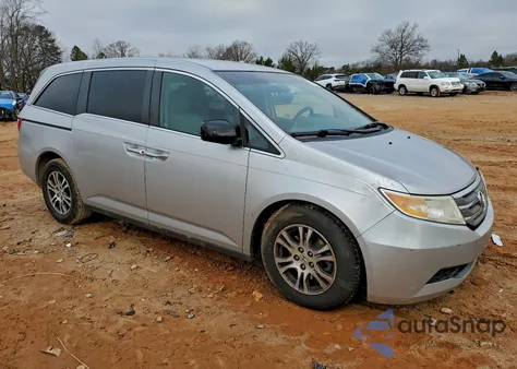 2012 Honda Odyssey Ex z USA, uszkodzony, nr VIN 5FNRL5H42CB045689